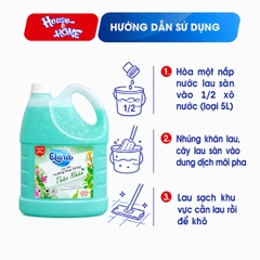 Nước lau sàn Clara - Hương hoa rừng - can 3.8kg