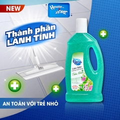 Nước lau sàn Clara - Hương hoa rừng - chai 1L