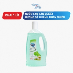 Nước lau sàn Clara - Hương sả chanh - 1L