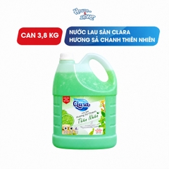 Nước lau sàn Clara - Hương sả chanh - 3,8kg