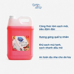 Nước rửa chén Clara - Tinh chất gừng quế - can 9.5kg