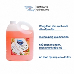Nước rửa chén Clara - Tinh chất gừng quế - can 3.6kg