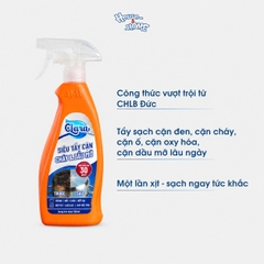 Siêu tẩy cặn cháy và dầu mỡ Clara - chai 500ml