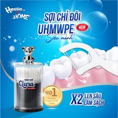 Tăm chỉ Clara dạng hộp nắp gấu