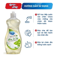 Nước rửa chén Clara - Tinh chất lô hội
