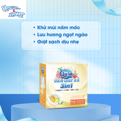 Viên giặt xả Clara  3in1 - Hương hoa ngọt ngào - Hộp 30 viên