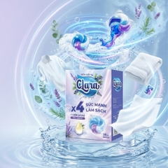Viên giặt xả Clara - Hương sương nguyệt - Hộp 30 viên