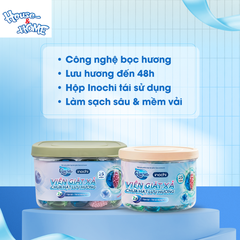 Viên giặt xả Clara 3in1 - Chứa hạt lưu hương - Hộp 25 viên