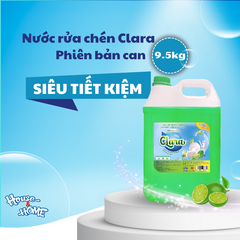 Nước rửa chén Clara - Hương chanh 9.5KG