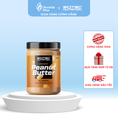Bơ đậu phộng PEANUT BUTTER 400G | Scitec Nutrition