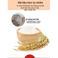 Đồ chơi lắp ráp xây nhà gạch mini mô phỏng như thật cho bé nhập vai thợ hồ kĩ sư xây dựng có sẵn dụng cụ, xi măng
