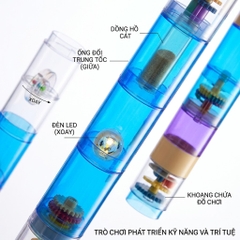 Bộ Nam Châm Đường Ống Onshine 100 Chi Tiết Thiên Nhiên Cho Bé