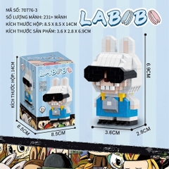 Bộ Xếp Hình Nhân Vật LABUBU Nhiều Mẫu Cho Bé
