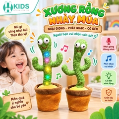 Đồ Chơi Cây Xương Rồng Nhảy Múa Nhại Giọng Phát Nhạc Mã 080-1 - XKIDS