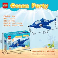 Bộ Lắp Ghép Động Vật Đại Dương 12 Mẫu Mini – Mã 11056B