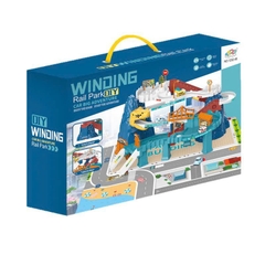 Đường Ray Khủng Long Nhiều Tầng Có Xe Tự Chạy Cho Bé – Mã 1232-48