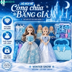 Bộ Búp Bê Thời Trang Công Chúa Kèm Váy Và Phụ Kiện – Mã 125-73