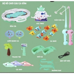 Câu Cá Thác Nước Cầu Trượt 3 Tầng 1567-9C Cho Bé