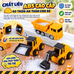 Bộ Đồ Chơi Xe Công Trình Lắp Ghép Biến Hình Robot 6in1 26 Chi Tiết