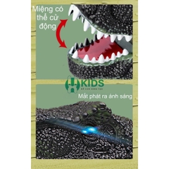 Bộ Đồ Chơi Đầu Khủng Long Phun Viên Hạt Nước Siêu Hot Siêu Ngầu Vui Nhộn Có Đèn Và Nhạc Cho Bé