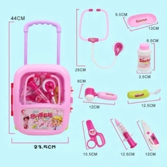 Vali Đồ Chơi Bác Sĩ Có Tay Kéo Kèm Bộ Dụng Cụ Khám Bệnh