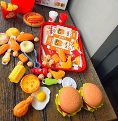 Set Đồ Chơi Đồ Ăn Nhanh 68 Chi Tiết Cho Bé Nhập Vai