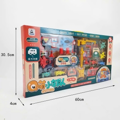 Bộ Đồ Chơi Xe Công Trình Cho Bé 23 Chi Tiết