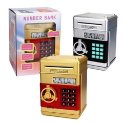Két Sắt Mini Đựng Tiền Cho Bé Có Mật Khẩu – Màu Vàng, Bạc