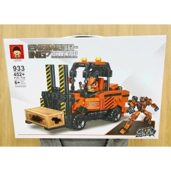 Bộ Xếp Hình Xe Nâng Biến Hình Robot 452 Chi Tiết Mã 933