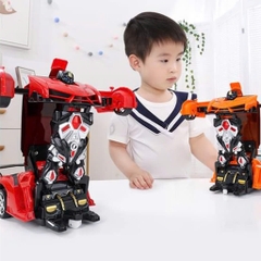 Xe Biến Hình Robot Điều Khiển Từ Xa Có Đèn Nhạc – 2 Mẫu
