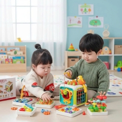 Đồ Chơi Khỉ Bận Rộn Busy Monkey – Khối Đồ Chơi Đa Năng Cho Bé