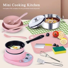 Bộ Nấu Ăn Thật Cho Bé 22 Chi Tiết – Bếp Mini Cooking Kitchen