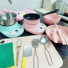 Bộ Nấu Ăn Thật Cho Bé 22 Chi Tiết – Bếp Mini Cooking Kitchen