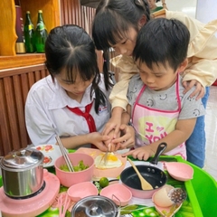 Bộ Nấu Ăn Thật Cho Bé 22 Chi Tiết – Bếp Mini Cooking Kitchen