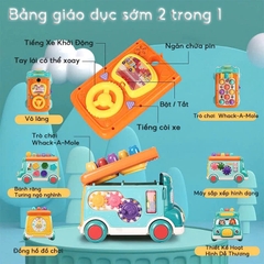 Xe Buýt Bận Rộn Thông Minh Đa Chức Năng Cho Bé – 6 Mặt Chơi Giáo Dục