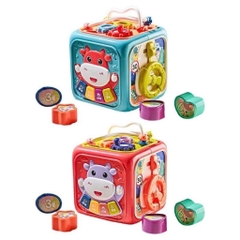 Khối Bận Rộn 6 mặt - Đồ Chơi Đa Năng 6 Trong 1 Cho Bé Activity Cube