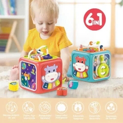 Khối Bận Rộn 6 mặt - Đồ Chơi Đa Năng 6 Trong 1 Cho Bé Activity Cube