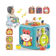 Khối Bận Rộn 6 mặt - Đồ Chơi Đa Năng 6 Trong 1 Cho Bé Activity Cube