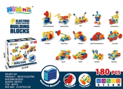 Đồ Chơi Lắp Ráp STEM Chạy Điện NikanTe 180 Chi Tiết Cho Bé 3+