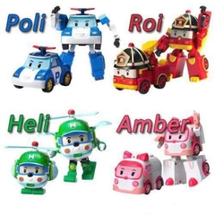 Bộ 6 Xe Robot Biến Hình Đội Cứu Hộ Poli – Hộp Xe Buýt