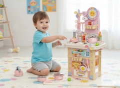 Bộ Đồ Chơi Nấu Ăn Nhà Bếp 69CM 21 Chi Tiết Cho Bé