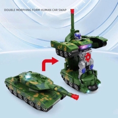 Xe Biến Hình Robot Điều Khiển Từ Xa Có Đèn Nhạc – 2 Mẫu