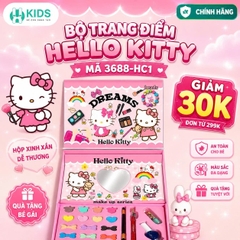 Hộp Trang Điểm Trẻ Em 3 Tầng Cao Cấp – Bộ Đồ Chơi Trang Điểm Công Chúa Có Vali Xách Tay Nhiều Món