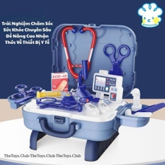 Vali Nghề Bác Sĩ 3in1 26 Chi Tiết Cho Bé – Bộ Đồ Chơi Nhập Vai Bác Sĩ
