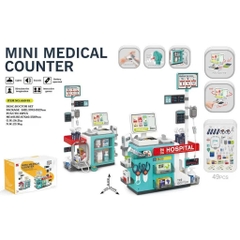 Bộ Đồ Chơi Bác Sĩ Mini Medical Counter 49 Chi Tiết Cho Bé