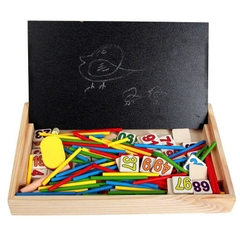 Bộ Đồ Chơi Toán Học Montessori Bằng Gỗ 1-100 Cho Bé