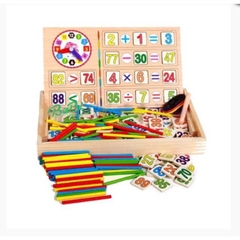 Bộ Đồ Chơi Toán Học Montessori Bằng Gỗ 1-100 Cho Bé