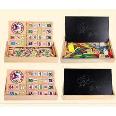 Bộ Đồ Chơi Toán Học Montessori Bằng Gỗ 1-100 Cho Bé