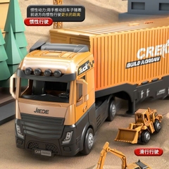 Xe Container Biến Hình Công Trường Xây Dựng Kèm Xe Công Trình Mini