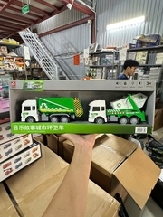Set Xe Công Trình Nhiều Chủ Đề Chạy Pin Cho Bé – Cứu Hỏa, Xe Bồn, Xe Rác, Xe Cẩu